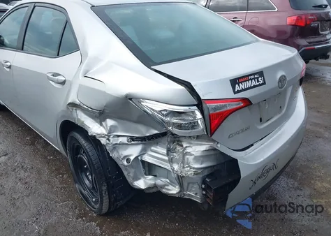 2014 Toyota Corolla Le z USA, uszkodzony, nr VIN 2T1BURHE3EC092302